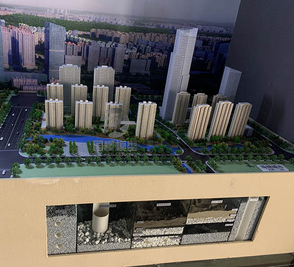 清涧县建筑模型