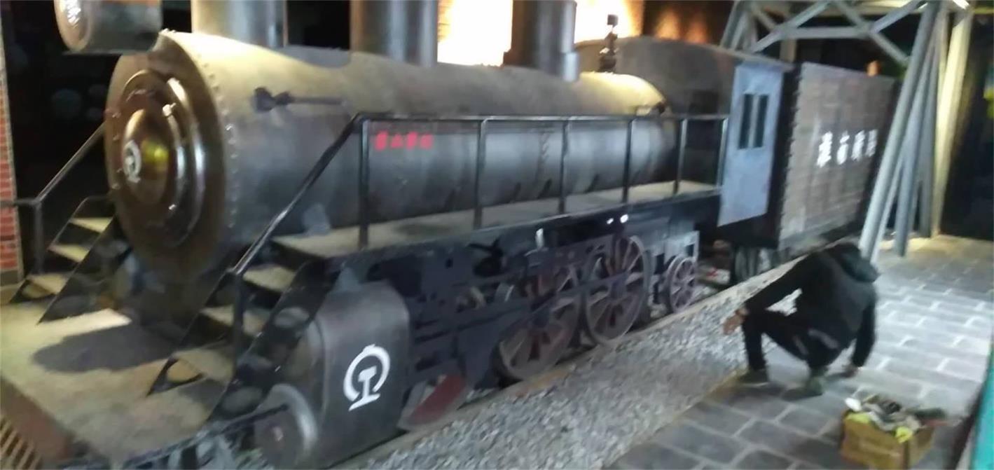 清涧县蒸汽火车模型